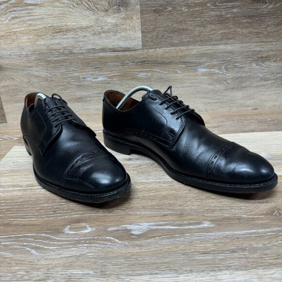 Allen Edmonds Madison Avenue Black Leather Cap Toe Oxfords Men's Size 11 - Picture 8 of 8